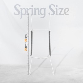 WINSOME Invisible Plate Hangers for Wall | Decorative Dish Display Holders Hanging Wires Spring Hook Holder Fit to Hang on Wall (White Plate Hanger) (25 x 36 cm (10 x 14 Inch))