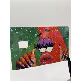 HAPPY STAMPS CO Materia Girl Funny Credit Card Skin-Funny Debit Card Skin SMALL CHIP