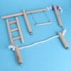 Pet Bird Parrot Chewing Biting Stand Toy Parrot Wood Climbing