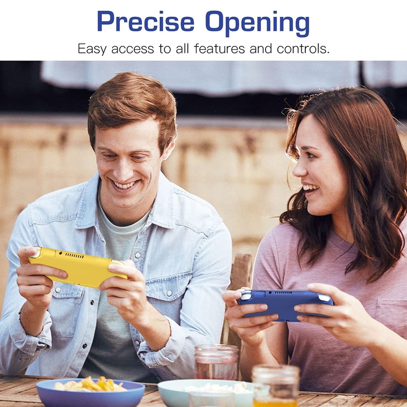 MoKo Protective Case for Switch Lite, Silicone Cover, Shock-Absorption Anti-Scratch