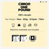 Caron One Pound Yarn, 16 Ounce, Deep Violet