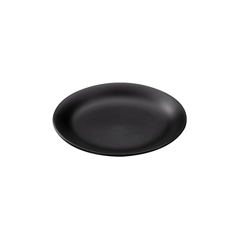 Kuhn Rikn Plate Matt Black Diameter 19 cm