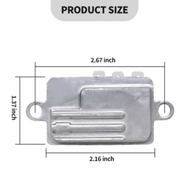 Zreneyfex 191-1748 Voltage Regulator Rectifier Replacement for Onan P-Series 16HP-20HP B Engine 20 Amp Replacement for John Deere 318-420 191-2108 191-2227 191-1748