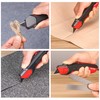HAUTMEC Heavy Duty Self-Retracting Utility Knife, Safety Box Cutter with