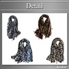 BUZZxSELECTION Women's Stole Leopard Print Large Scarf Animal Design SK003