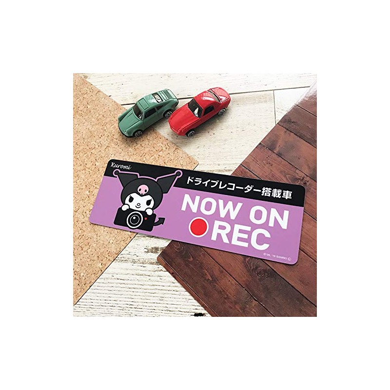 Kuromi Drive Recorder Sticker Magnetic Sticker Dash Cam Equipped Vehicle