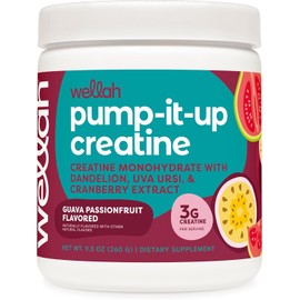 Pump-It-Up Creatine (50 Servings, Guava Passionfruit) - Creatine Monohydrate with Dandelion, Uva Ursi, & Cranberry Extract