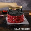 LEAYATST 6" Smash Burger Press for Griddle, Round Hamburger Smasher