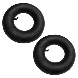 Gobesty 2Pcs Wheelbarrow Inner Tube 4.10/3.50-4 Heavy Duty Replacement Tire Inner Tube with TR-87 Bent Valve Stem for Hand Trucks, Lawn Mowers, Yard Trailers, Cart and Wheelbarrows