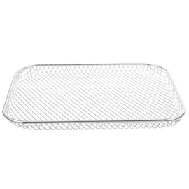 Mobestech Portable Stainless Steel Barbecue Mesh Grill Net Lightweight Outdoor BBQ Accessory for Even Cooking of Meats Vegetables Seafood Camping Picnic Essential