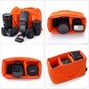 Koolertron Padded DSLR Camera Insert Shockproof Camera Bag Insert Camera