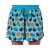Sesame Street Women's Face Tossed Print Sleep Pajama Set Shorts,