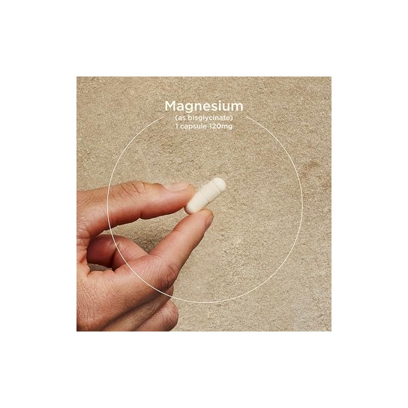Solgar Magnesium Glycinate - Pack of 60 Capsules - Highly