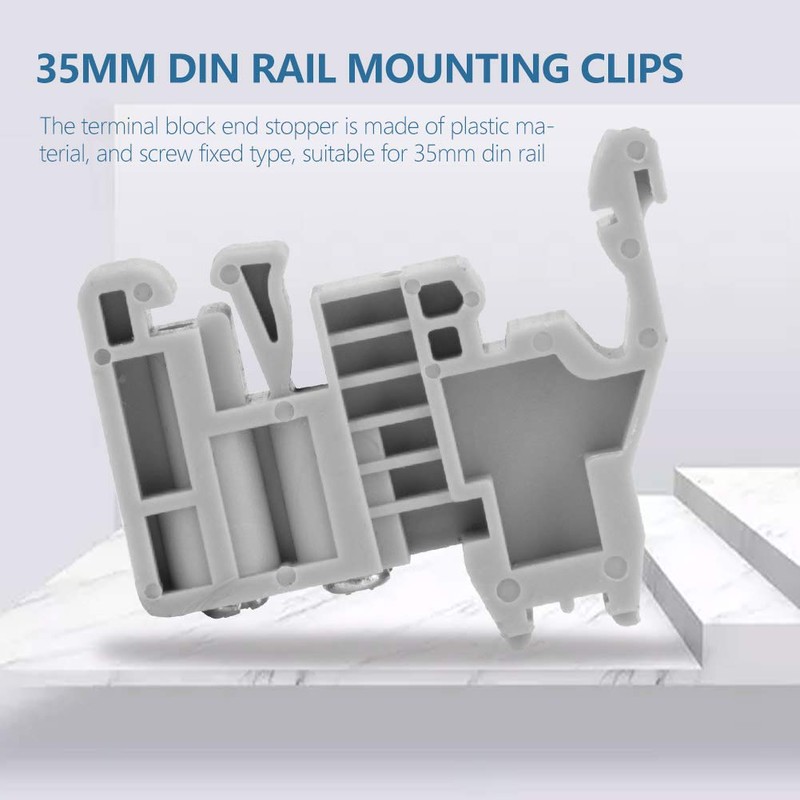 Pack of 50 35 mm DIN Rail Terminal DIN Rail