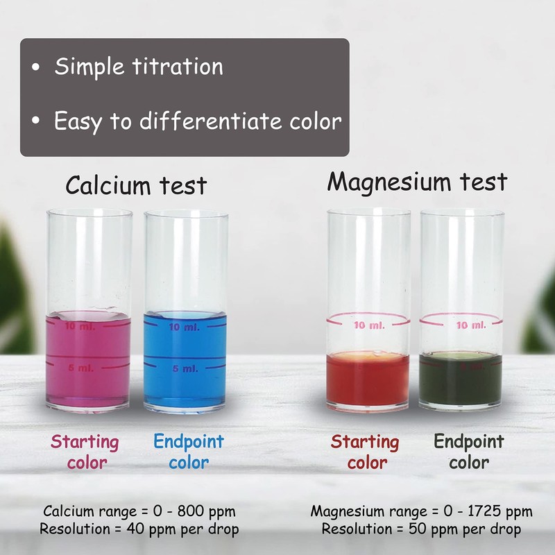 Monitor Calcium/Magnesium HIGH Salinity (Salinity > 5 PPT) Test KIT