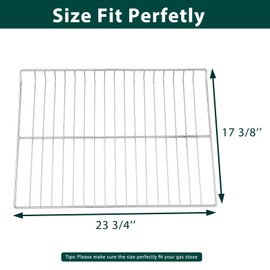 WB48T10095 Oven Racks Replacement Parts for GE Profile Oven Rack 304 Stainless Steel GE Hotpoint Gas Range Stove Rack 23.75’’ x 17.4’’ Spectra XL44 Electric Roaster Double Wire Rack Shelf 2 Pcs