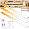 134 LED Under Cabinet Lights Wireless with Full Lighting,Rechargeable Closet