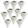 TORCHSTAR 10-Pack 5W COB GU10 LED Bulbs, 50W Equivalent, 2800k,