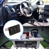 3 Gang Rocker Switch Panel IP65 Waterproof DC12‑24V Blue Light