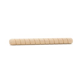 Wooden Dowel Pins 3/8 inch x 4 inch, Pack of 50 Spiral Dowel Joints for Woodworking, Furniture and Crafts, by Woodpeckers