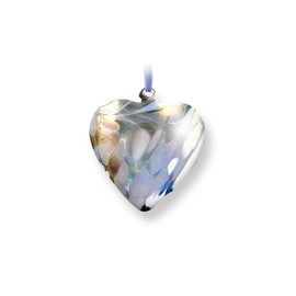 Nobile Glassware Birth Gem Glass Heart - April