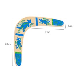 CHUANGOU 2 Pieces Wooden Boomerang Easy to Throw Flying Boomerang V Shaped Returning Boomerang, Boomerang Wooden V-shaped