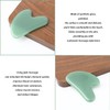 2 Pieces Jade Massage Tools, Jade Gua Sha Face Massage