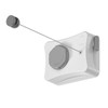 Retractable Clothesline Stainless Steel 4.2m Punch Free Good Load Bearing