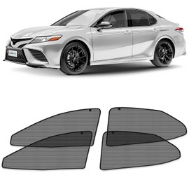 CLIM ART Magnetic Car Window Shades for Toyota Camry 2018-2024 – Custom-Fit Sun Blocker Curtains, Side Window Covers, Essential Car Accessories for Camping, Baby and Privacy Protection - MS0036