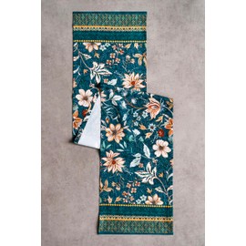 Maison d' Hermine Table Runner 100% Cotton 37cm x 230cm Decorative Washable Tablerunner Easter Table cloth for Dining, Kitchen, Parties & Camping, Luxury Loft - Spring/Summer