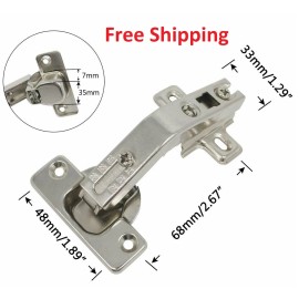 Gobrico 1 Pair Corner Folded Folden Kitchen Cabinet Cupboard Door Hinges Combination 135