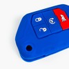 2-Pack Click&Fit Silicone Key Fob Covers Compatible with Jeep Wrangler