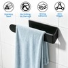 2 Pcs Hand Towel Holders,Stainless Steel Self Adhesive,8.7 in