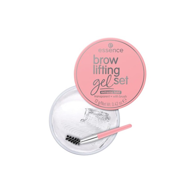 essence brow lifting gel set, transparent eyebrow gel with gel-like
