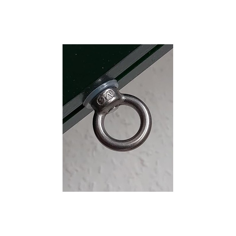GAO Flora 8 Ring Nuts M6 Stainless Steel with Hammer