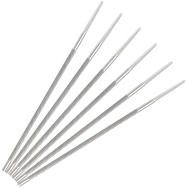 7/32" Chainsaw File, 6Pcs, Round Chainsaw Chain Sharpening File, Chain
