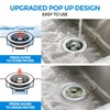 zaa Kitchen Sink Drain Strainer - Kitchen Sink Stopper, 304