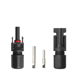 UC-Express PV plug/socket - photovoltaic plug - suitable for solar panel - cable 2.5 mm² / 4 mm² / 6 mm² - DC 1500 V TÜV certificate - IP67 - waterproof solar plug, quantity: 1 pair