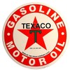 Signs 4 Fun SRTX4 Texaco Logo 12 inch Round Sign,