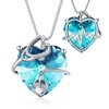 OCJ Nurse Gifts Stethoscope Heart Necklace 925 Sterling Silver December