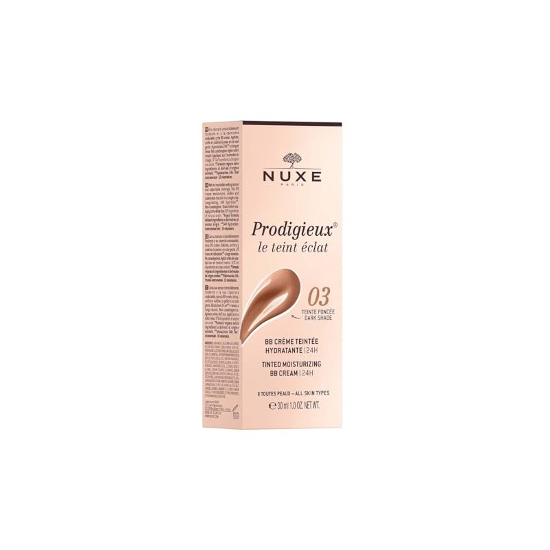 Nuxe Prodigieux Le Teint Eclat BB Cream Moisturising Dark Colour