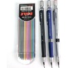 Zhhuoc 1Pc Black Mechanical Pencil 2.0mm 2B Automatic Pencils, Lead