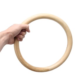 Kung Fu Ring for Hand Wrist Strength Training Traditional Martial Arts Wooden Dummy Wing Chun Rattan Ring