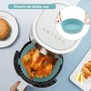 2PCS Silicona para Freidora de Aire,Air Fryer Silicon,Bandeja para Hornear