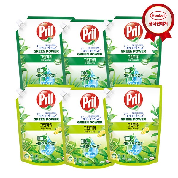 Frill Secret of Green Power 1000ml x 6, Lemongrass /