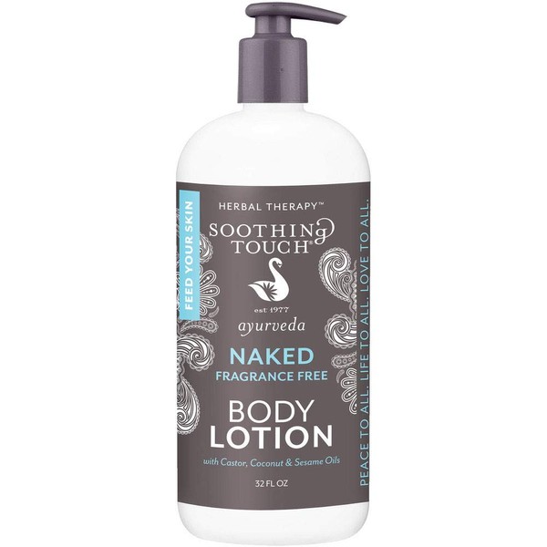 Soothing Touch Ayurveda Body Lotion - NAKED Unscented / 32 oz.