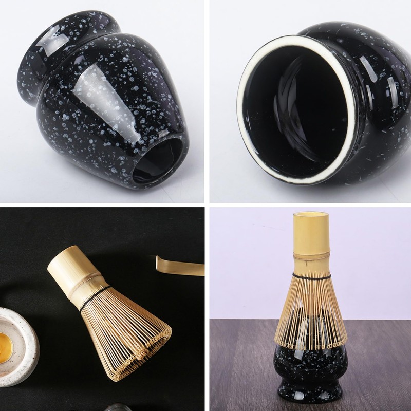 Set of 4 Matcha Tea Set Matcha Whisk and Whisk