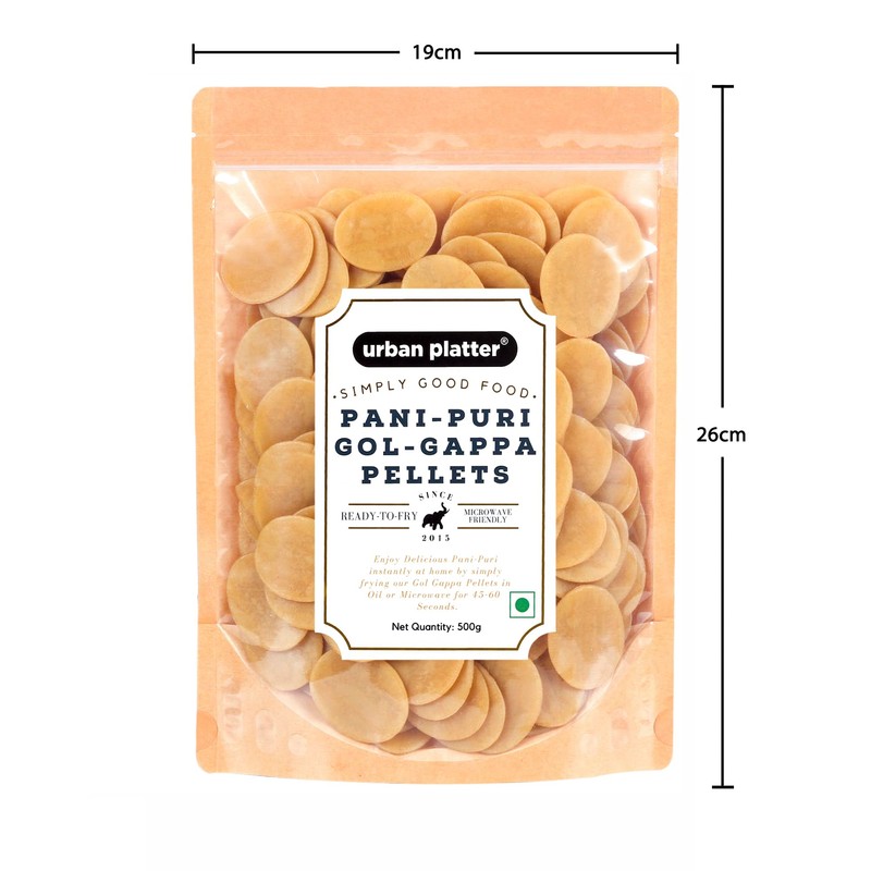 Urban Platter Pani Puri Golgappa Pellets | 17.64 Oz (500g)