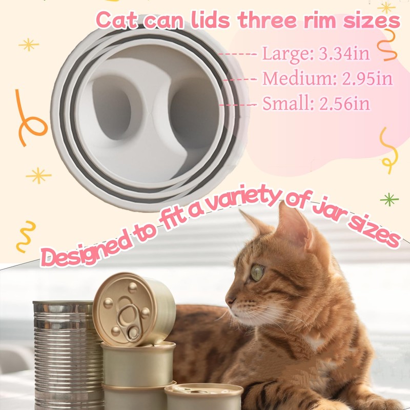 bobknow 8pcs Pet Food Suppliers Can Set, 6pcs Cat Can