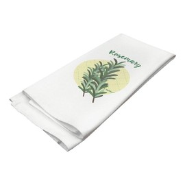 ThisWear Cute Home Decor Rosemary Popular Cooking Herbs and Spices 6 Pack Kitchen Tea Towels Rosemary